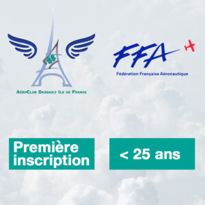 Pack Cotisation • ACDIF Pilote Avion ➔ 1ere inscription < 25 ans