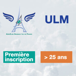 Pack Cotisation • ACDIF ULM ➔ 1ère inscription > 25 ans